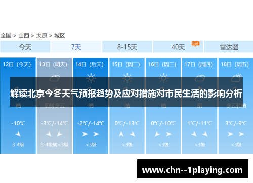 解读北京今冬天气预报趋势及应对措施对市民生活的影响分析