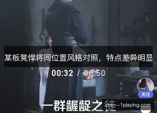 某板凳悍将同位置风格对照，特点差异明显